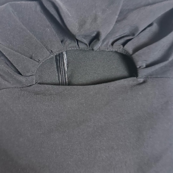 Zara Strapless Midi Dress With Cut-out Detail Black Size S 8342/220 - Picture 6 of 7